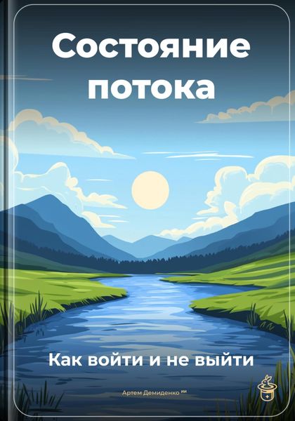 Обложка книги  «Состояние потока: Как войти и не выйти»
