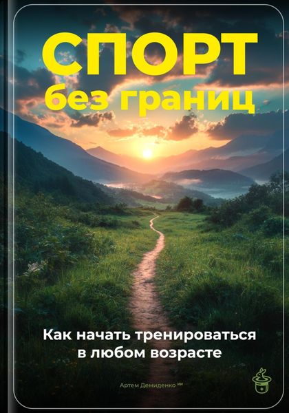 Обложка книги «Спорт без границ: Как начать тренироваться в любом возрасте»