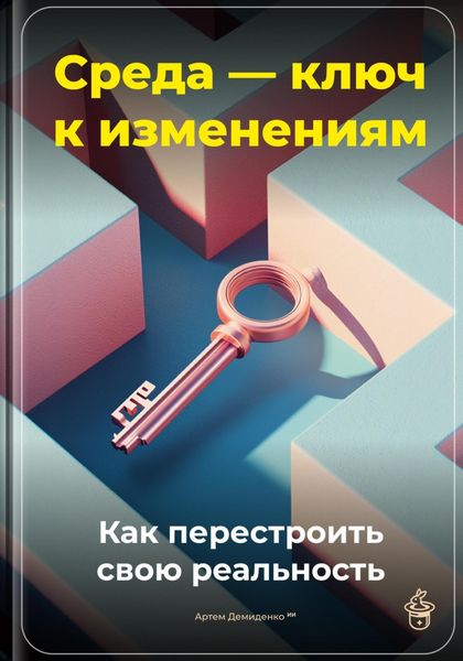 Обложка книги  «Среда – ключ к изменениям: Как перестроить свою реальность»