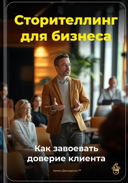 Обложка книги  «Сторителлинг для бизнеса: Как завоевать доверие клиента»