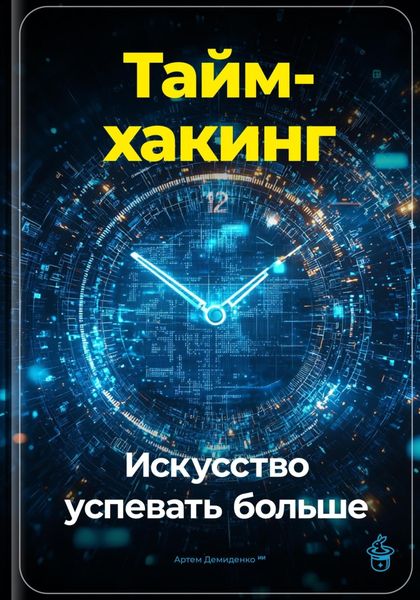 Обложка книги  «Тайм-хакинг: Искусство успевать больше»