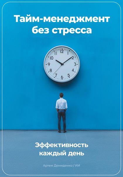 Обложка книги  «Тайм-менеджмент без стресса: Эффективность каждый день»