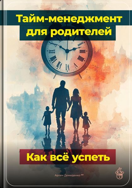 Обложка книги  «Тайм-менеджмент для родителей: Как всё успеть»