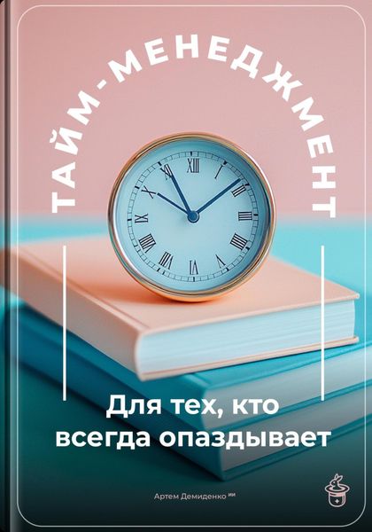 Обложка книги «Тайм-менеджмент: Для тех, кто всегда опаздывает»