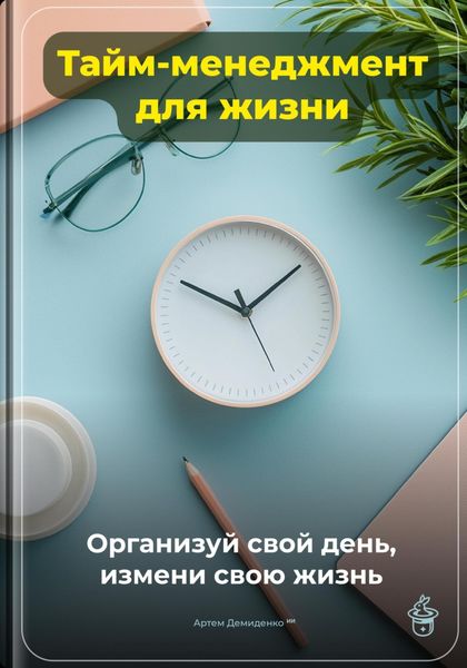 Обложка книги  «Тайм-менеджмент для жизни: Организуй свой день, измени свою жизнь»