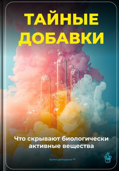 Обложка книги  «Тайные добавки: Что скрывают биологически активные вещества»
