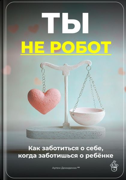 Обложка книги  «Ты не робот: Как заботиться о себе, когда заботишься о ребёнке»