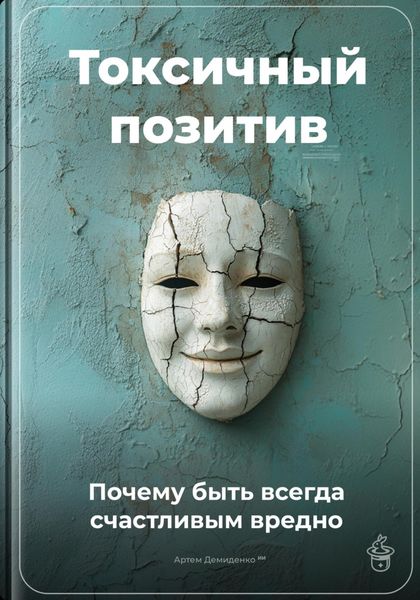 Обложка книги  «Токсичный позитив: Почему быть всегда счастливым вредно»