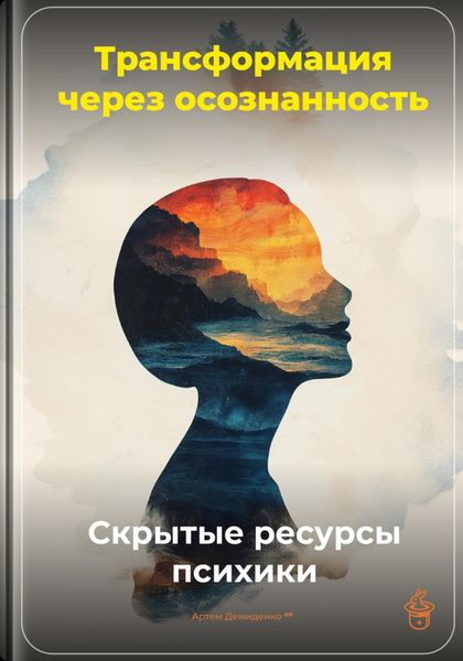 Обложка книги  «Трансформация через осознанность: Скрытые ресурсы психики»