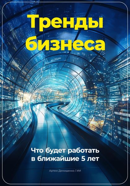 Обложка книги  «Тренды бизнеса: Что будет работать в ближайшие 5 лет»