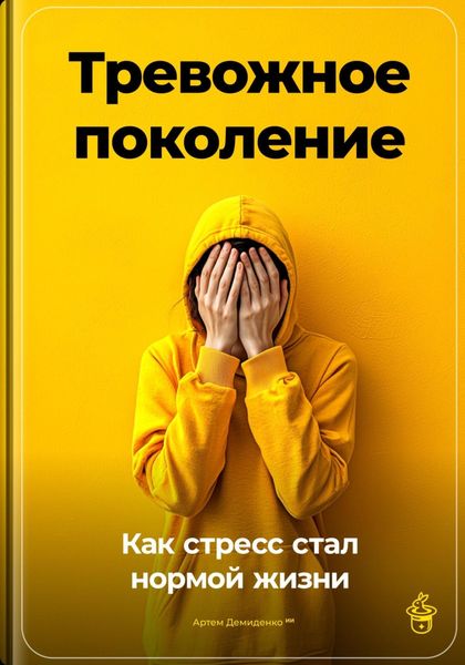 Обложка книги  «Тревожное поколение: Как стресс стал нормой жизни»