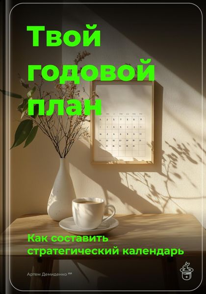 Обложка книги  «Твой годовой план: Как составить стратегический календарь»
