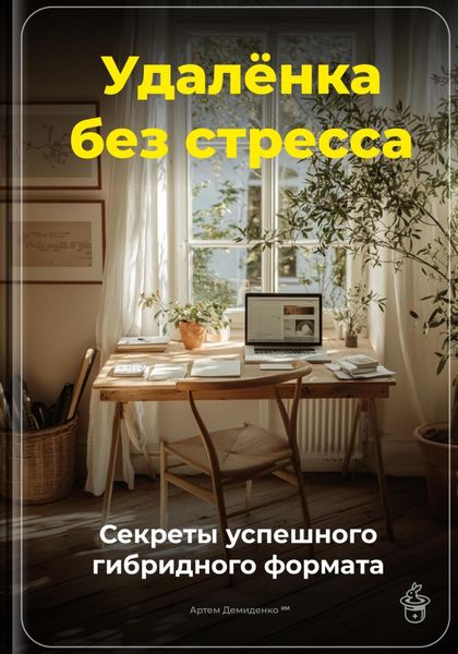 Обложка книги  «Удалёнка без стресса: Секреты успешного гибридного формата»