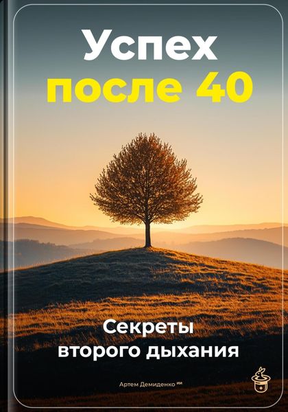 Обложка книги «Успех после 40: Секреты второго дыхания»