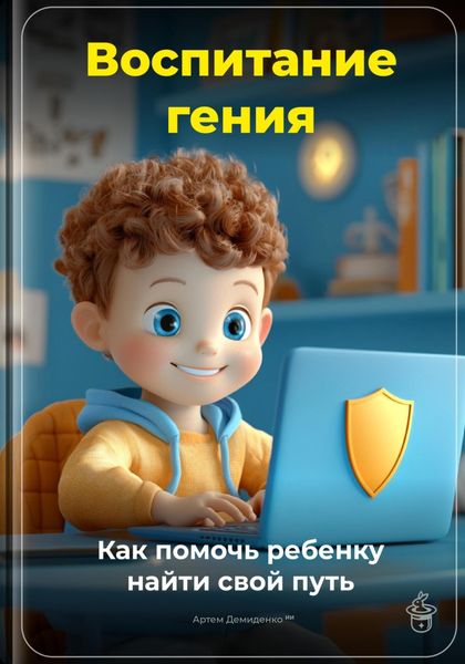 Обложка книги  «Воспитание гения: Как помочь ребенку найти свой путь»