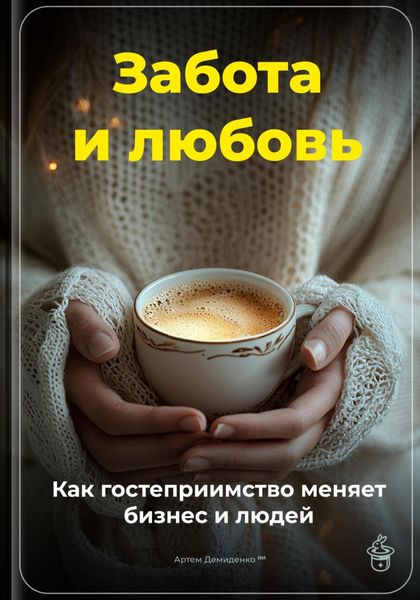 Обложка книги  «Забота и любовь: Как гостеприимство меняет бизнес и людей»