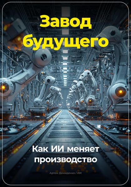 Обложка книги  «Завод будущего: Как ИИ меняет производство»