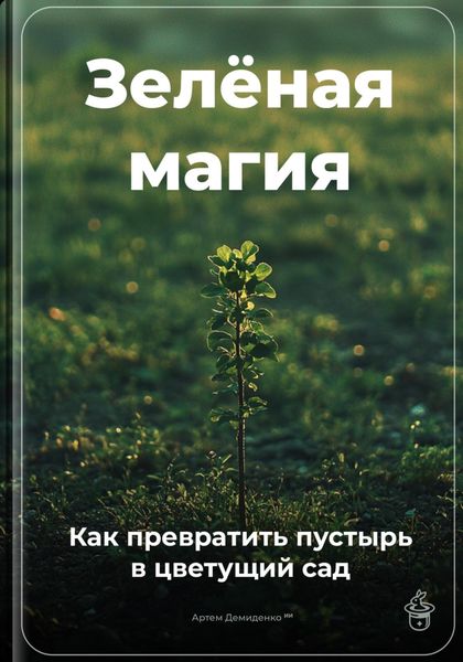 Обложка книги  «Зелёная магия: Как превратить пустырь в цветущий сад»