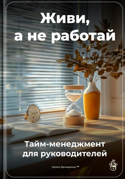 Обложка книги  «Живи, а не работай: Тайм-менеджмент для руководителей»