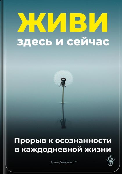 Обложка книги  «Живи здесь и сейчас: Прорыв к осознанности в каждодневной жизни»