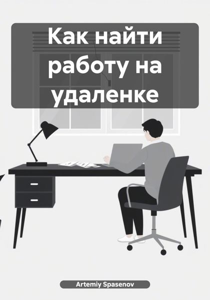 Обложка книги «Как найти работу на удаленке»