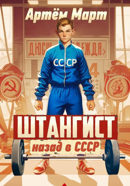 Обложка книги  «Штангист: назад в СССР»