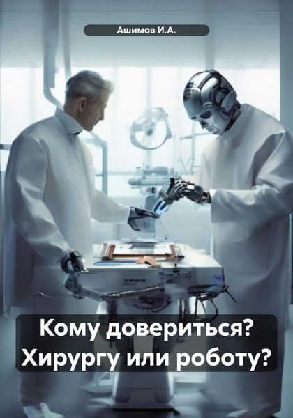 Обложка книги «Кому довериться? Хирургу или роботу?»