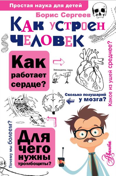 Обложка книги  «Как устроен человек»