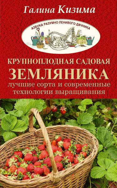 Обложка книги  «Крупноплодная садовая земляника. Лучшие сорта и современные технологии выращивания»