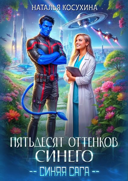 Обложка книги  «Пятьдесят оттенков синего»