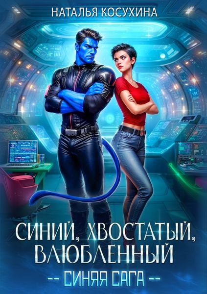 Обложка книги  «Синий, хвостатый, влюбленный»