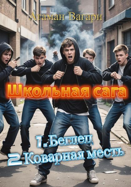 Обложка книги  «Школьная сага»