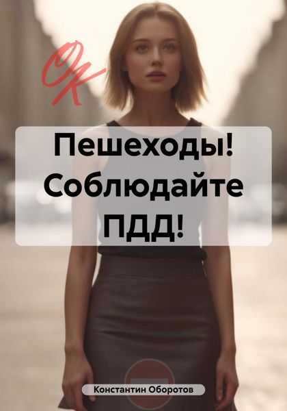 Обложка книги «Пешеходы! Соблюдайте ПДД!»