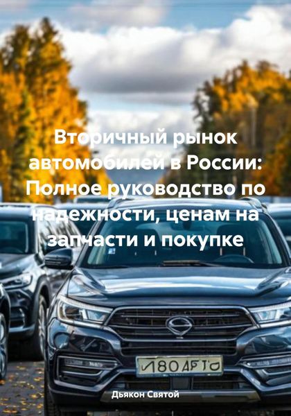 Обложка книги  «Вторичный рынок автомобилей в России: Полное руководство по надежности, ценам на запчасти и покупке»