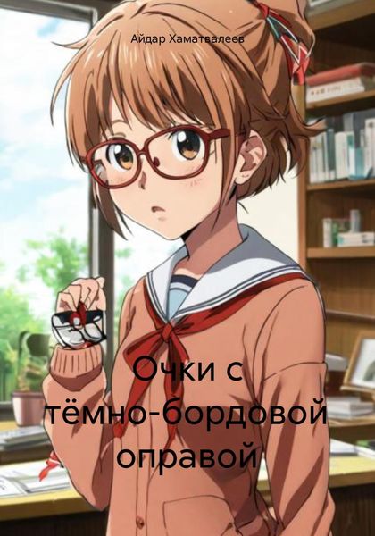 Обложка книги «Очки с тёмно-бордовой оправой»
