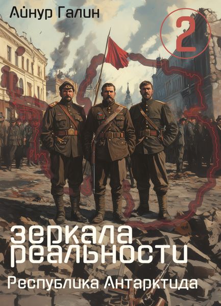 Обложка книги  «Зеркала реальности. Республика Антарктида. Книга вторая»