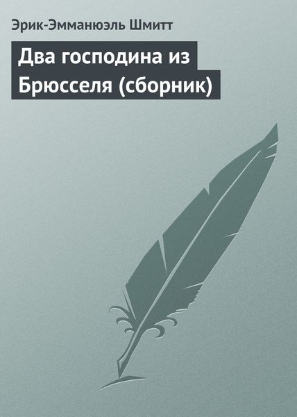 Обложка книги  «Два господина из Брюсселя»