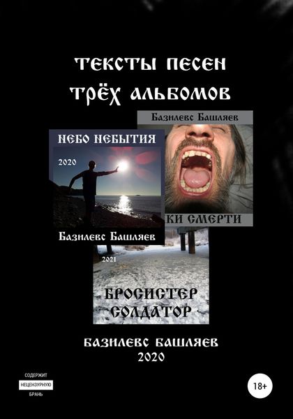 Обложка книги  «Тексты песен трёх альбомов»