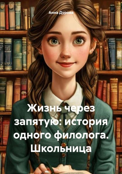 Обложка книги  «Жизнь через запятую: история одного филолога. Школьница»