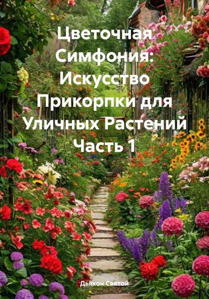 Обложка книги  «Цветочная Симфония: Искусство Прикорпки для Уличных Растений Часть 1»