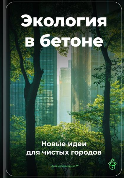 Обложка книги  «Экология в бетоне: Новые идеи для чистых городов»