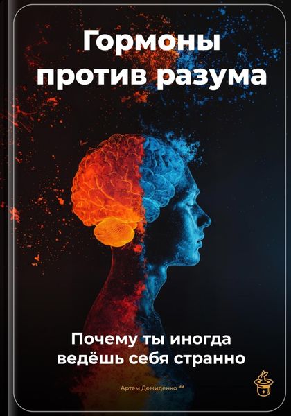 Обложка книги  «Гормоны против разума: Почему ты иногда ведёшь себя странно»