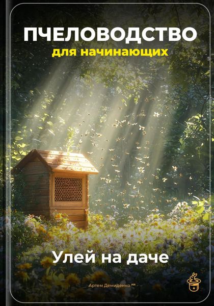 Обложка книги  «Пчеловодство для начинающих: Улей на даче»