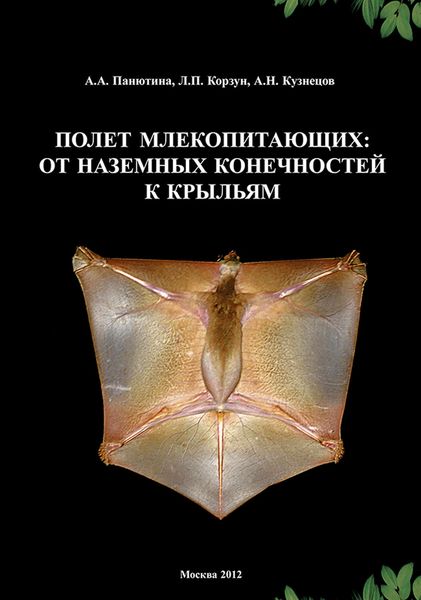 Обложка книги  «Полет млекопитающих: от наземных конечностей к крыльям»