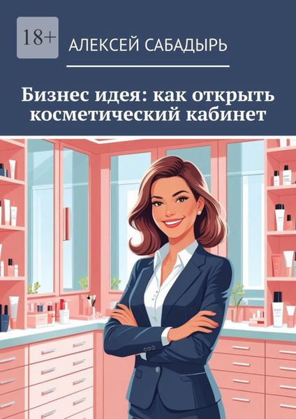 Обложка книги  «Бизнес идея: как открыть косметический кабинет»