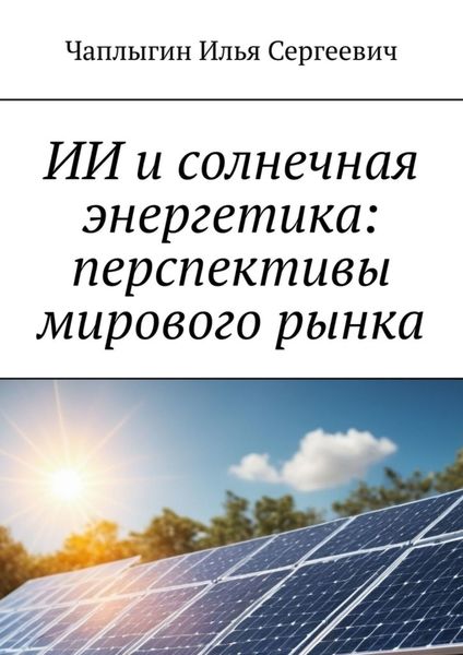 Обложка книги  «ИИ и солнечная энергетика: перспективы мирового рынка»