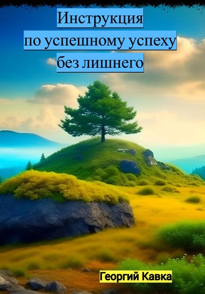 Обложка книги  «Инструкция по успешному успеху без лишнего»