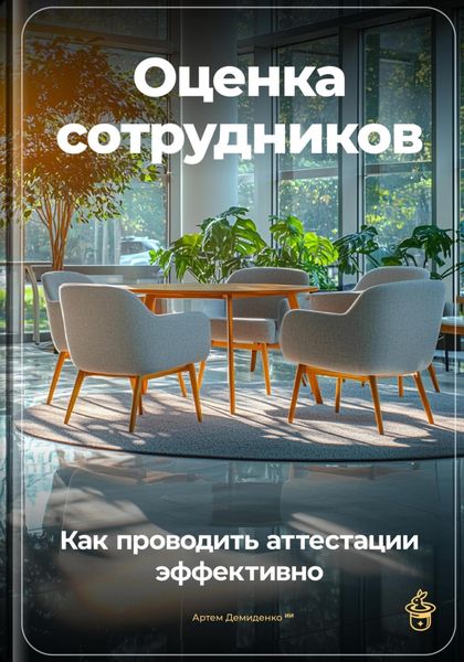 Обложка книги  «Оценка сотрудников: Как проводить аттестации эффективно»