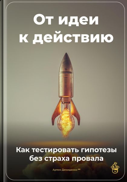 Обложка книги  «От идеи к действию: Как тестировать гипотезы без страха провала»