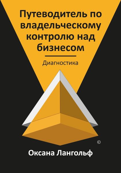 Обложка книги  «Путеводитель по владельческому контролю над бизнесом. Часть 1. Диагностика»